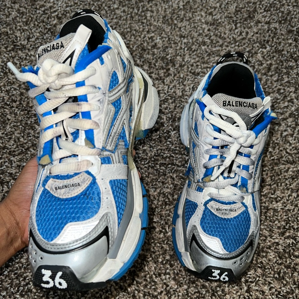 Balenciaga track runner size 36 (6) only worn once message for more info - Picture 1 of 4